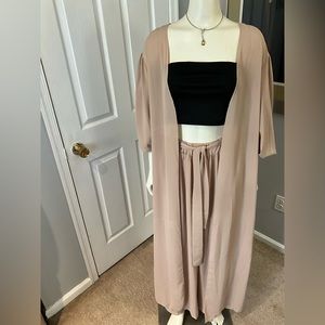 Kimono + Pants Matching Set with belt